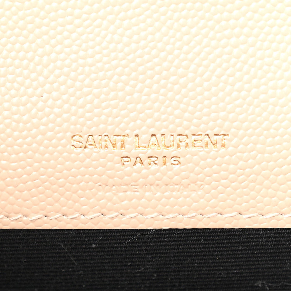 Grain De Poudre Matelasse Chevron Monogram Envelope Chain Wallet Dark Beige