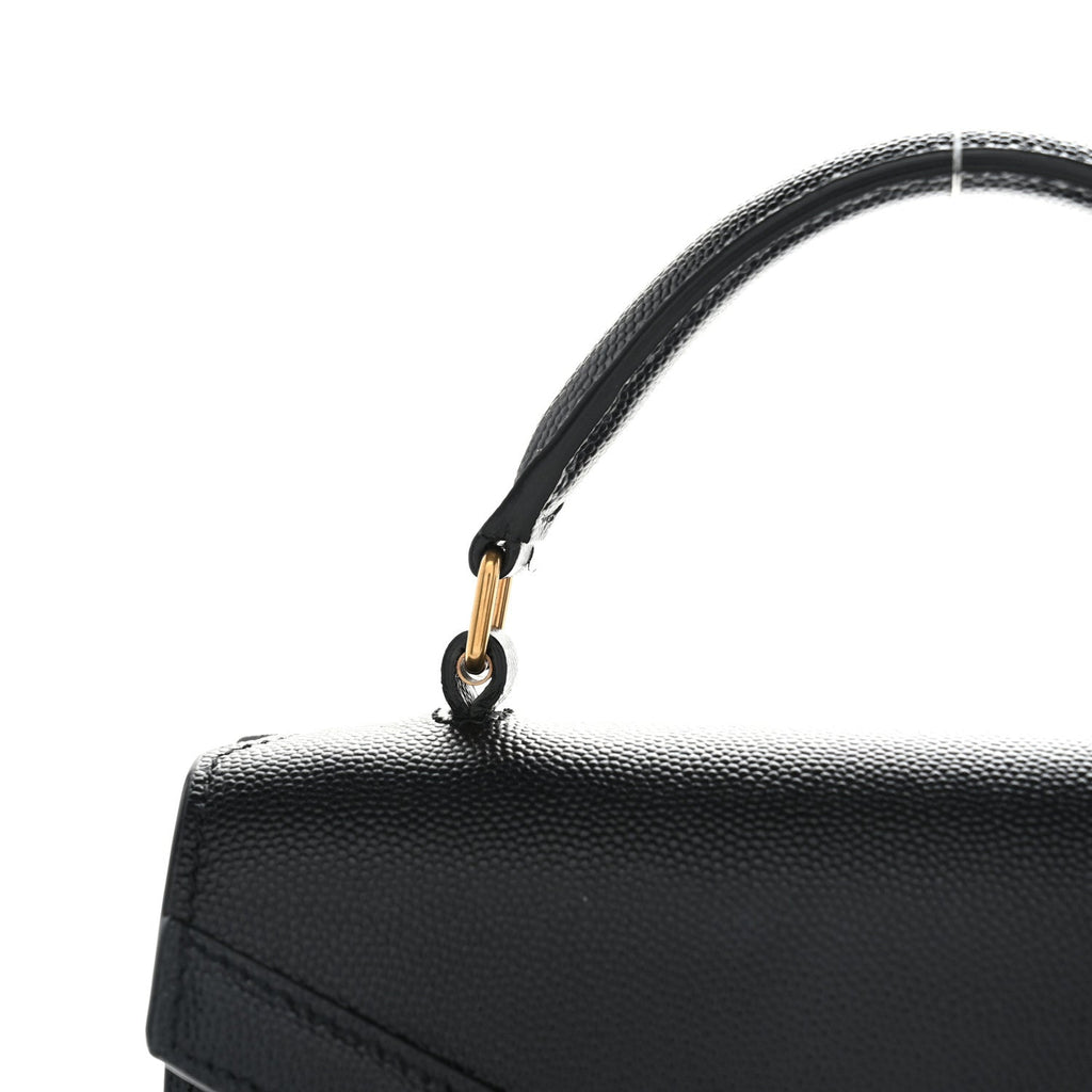 Grain de Poudre Mini Classic Monogram Cassandra Top Handle Black