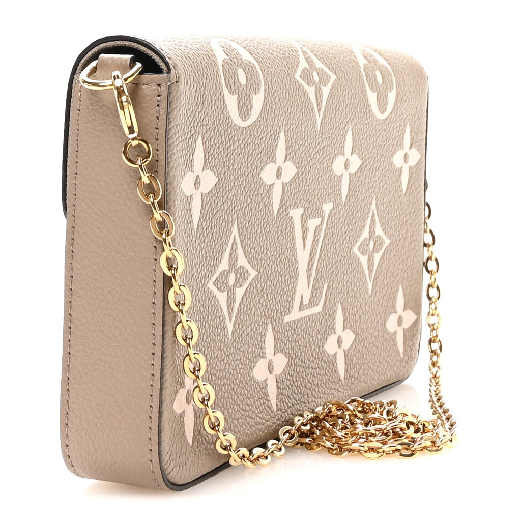 Empreinte Monogram Giant Felicie Pochette Tourterelle Creme