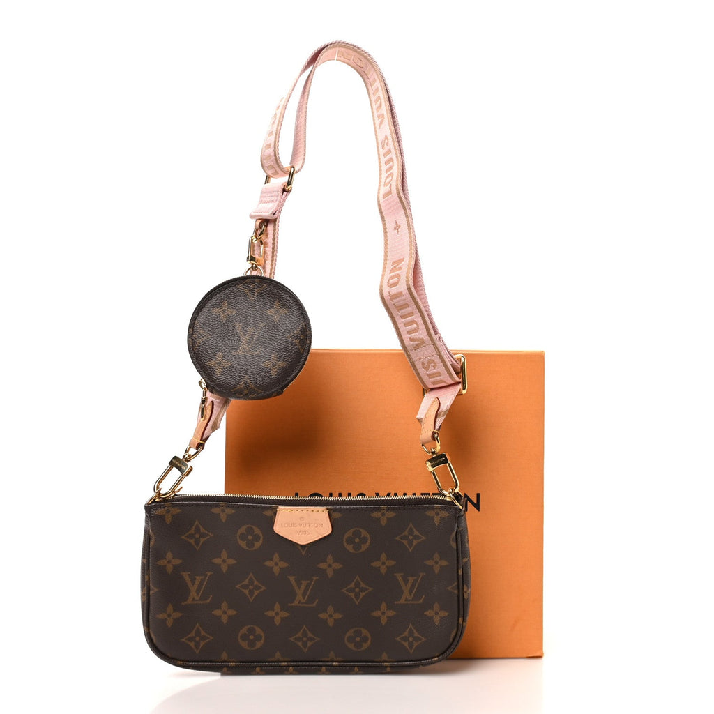 Monogram Multi Pochette Accessories Large Pochette Rose Clair