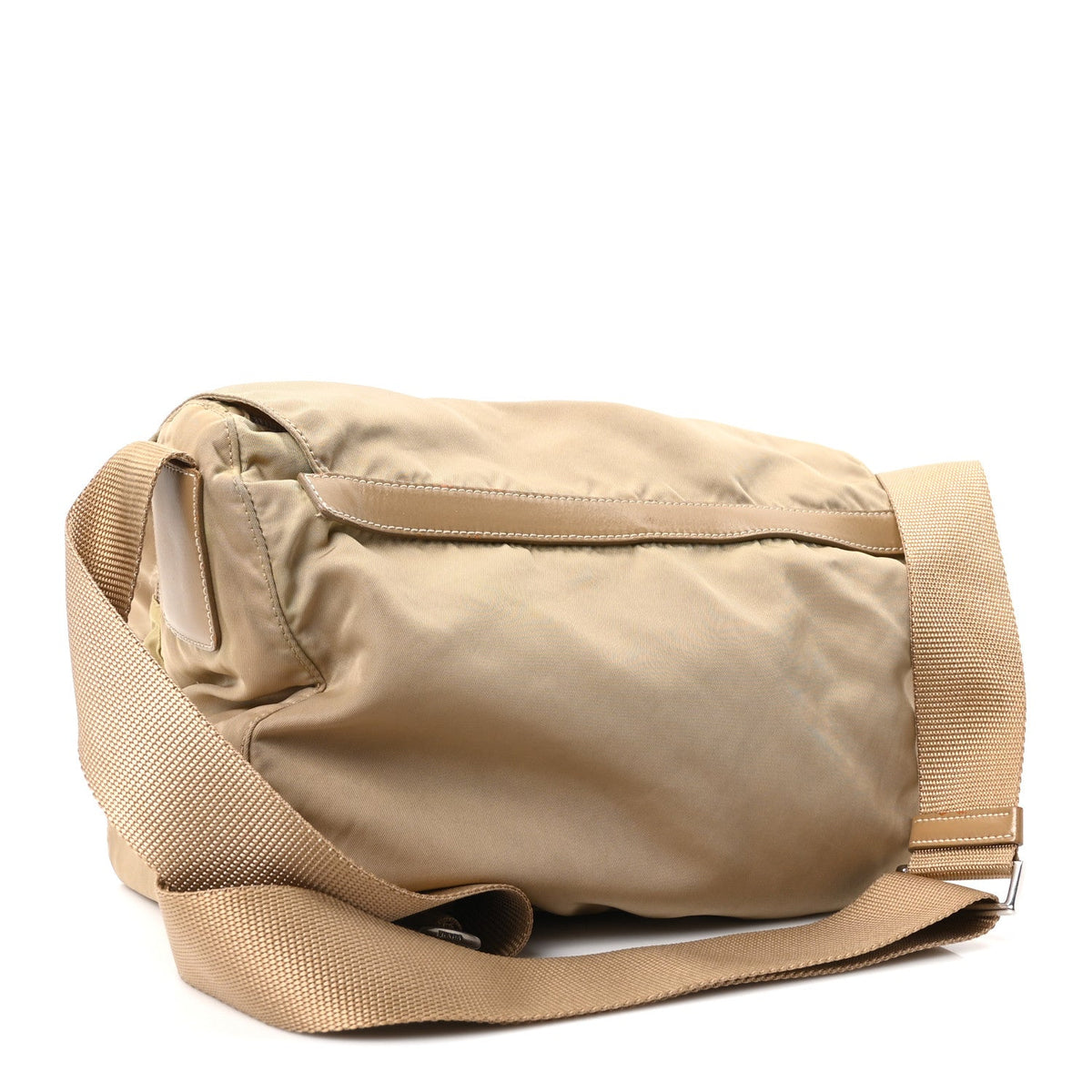 Nylon Vela Sport Messenger Bag Cammello