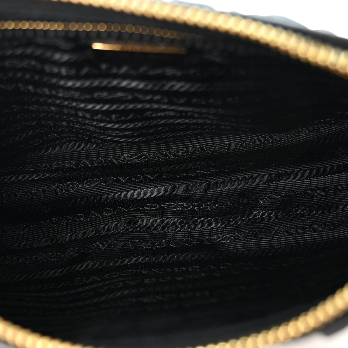 Tessuto Nylon Gaufre Shoulder Bag Black