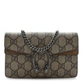 GG Supreme Monogram Super Mini Dionysus Shoulder Bag Taupe