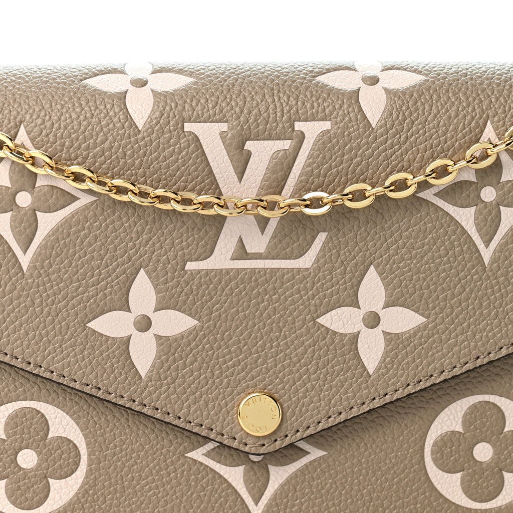 Empreinte Monogram Giant Felicie Pochette Tourterelle Creme