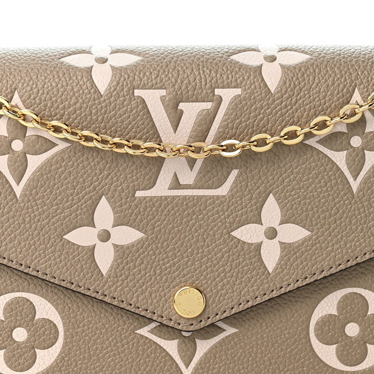 Empreinte Monogram Giant Felicie Pochette Tourterelle Creme