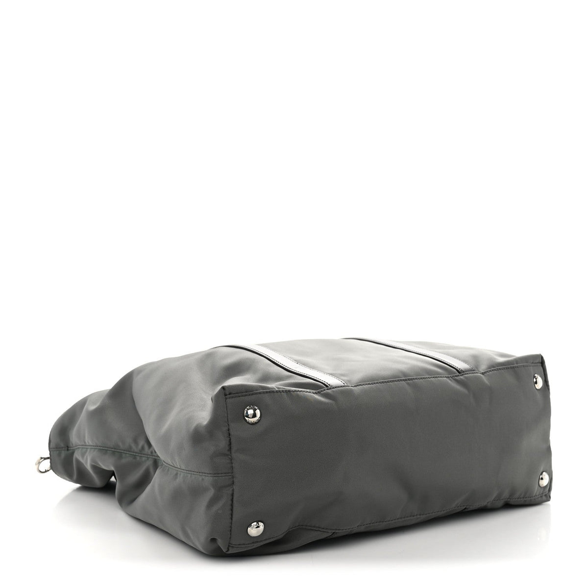 Tessuto Nylon Pocket Tote Grey
