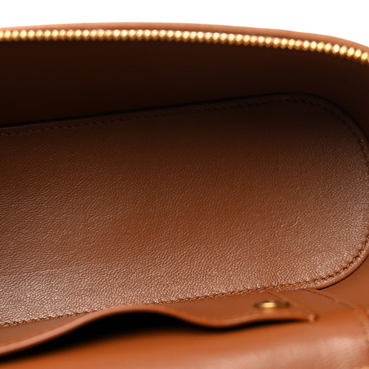 Canvas Calfskin Mini Gaby Vanity Case Desert Dust Brick