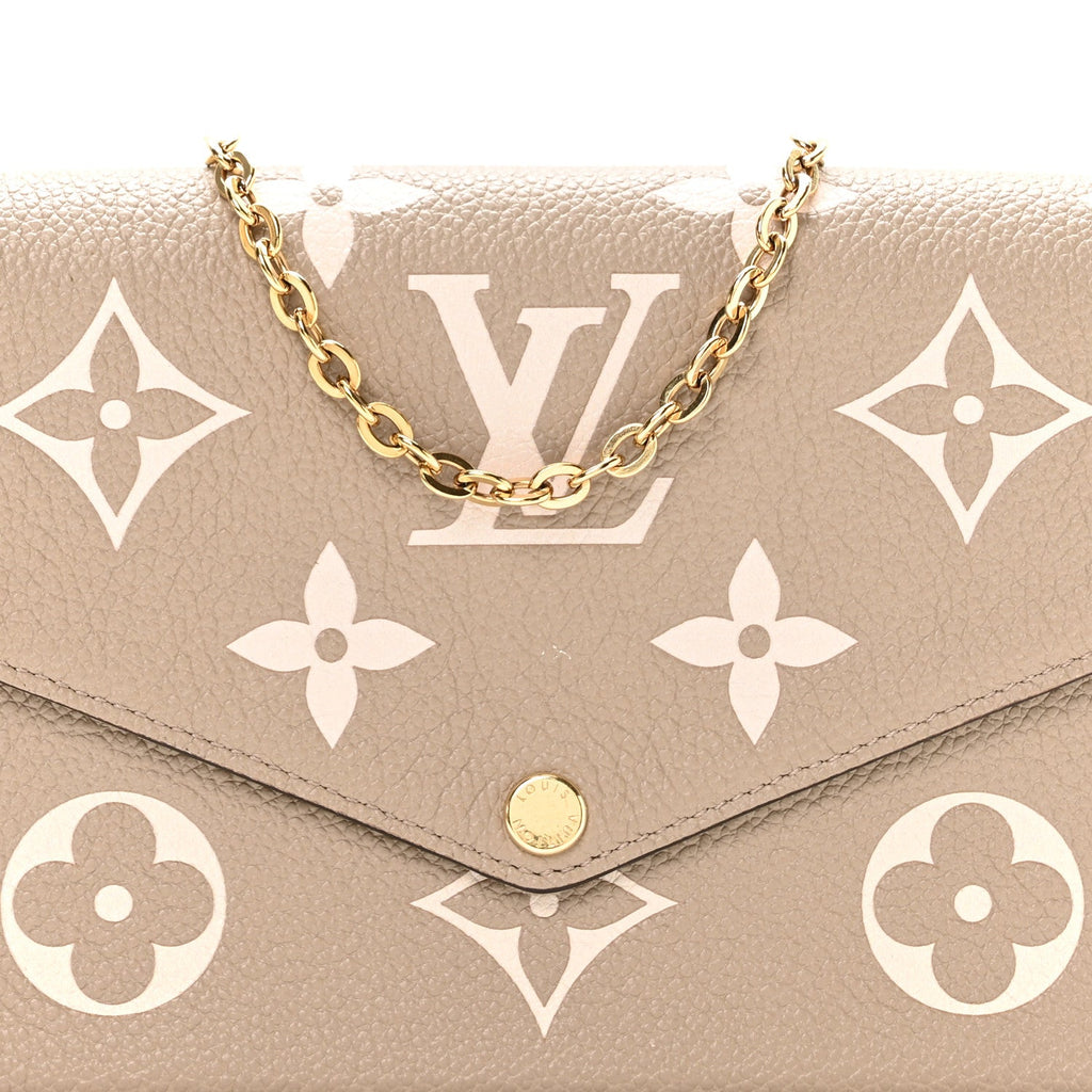 Empreinte Monogram Giant Felicie Pochette Tourterelle Creme