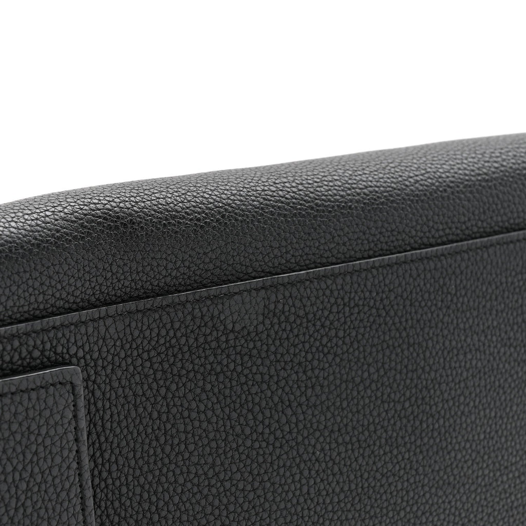 Grained Calfskin Small Supple Sac De Jour Black