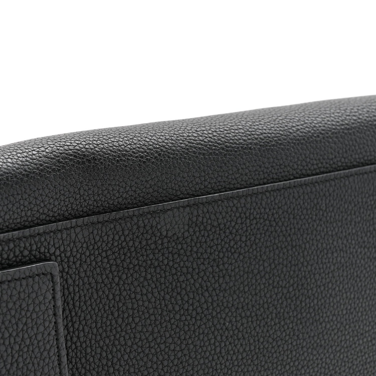 Grained Calfskin Small Supple Sac De Jour Black