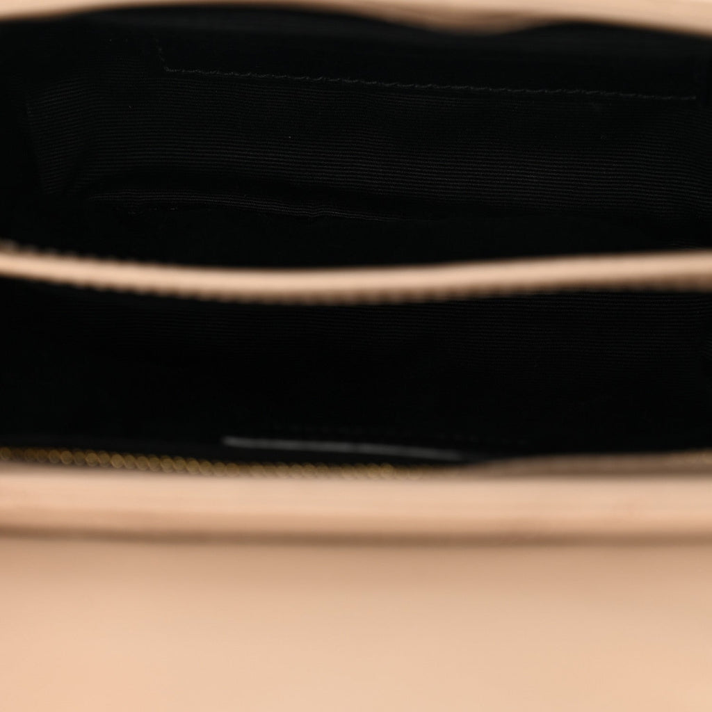 Calfskin Y Quilted Monogram Toy Loulou Crossbody Bag Dark Beige