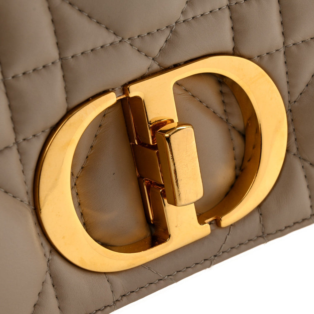 Calfskin Macrocannage Medium Caro Bag Sand