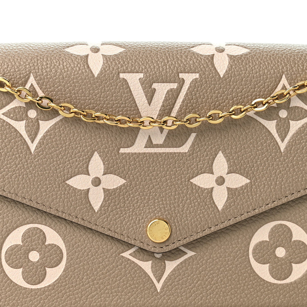 Empreinte Monogram Giant Felicie Pochette Tourterelle Creme