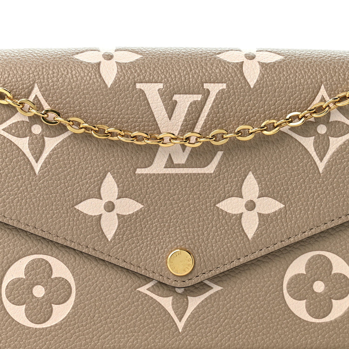 Empreinte Monogram Giant Felicie Pochette Tourterelle Creme
