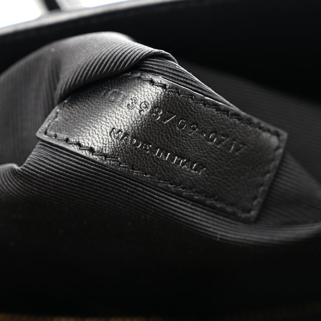 Smooth Calfskin Small Sac De Jour Black