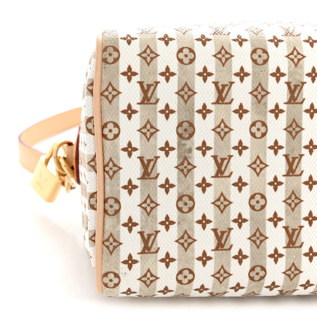 Minigram LV Stamp Speedy Bandouliere 20 Nude Rose