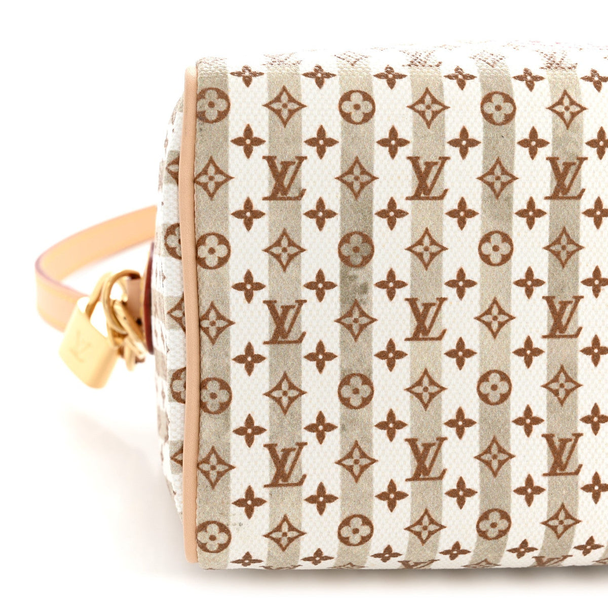Minigram LV Stamp Speedy Bandouliere 20 Nude Rose