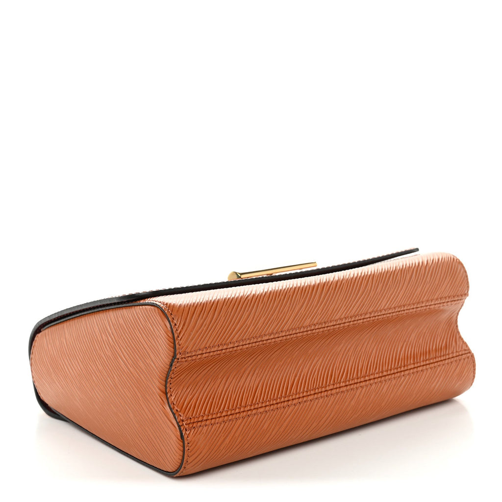 Epi Twist Shoulder Bag MM Gold Cipango