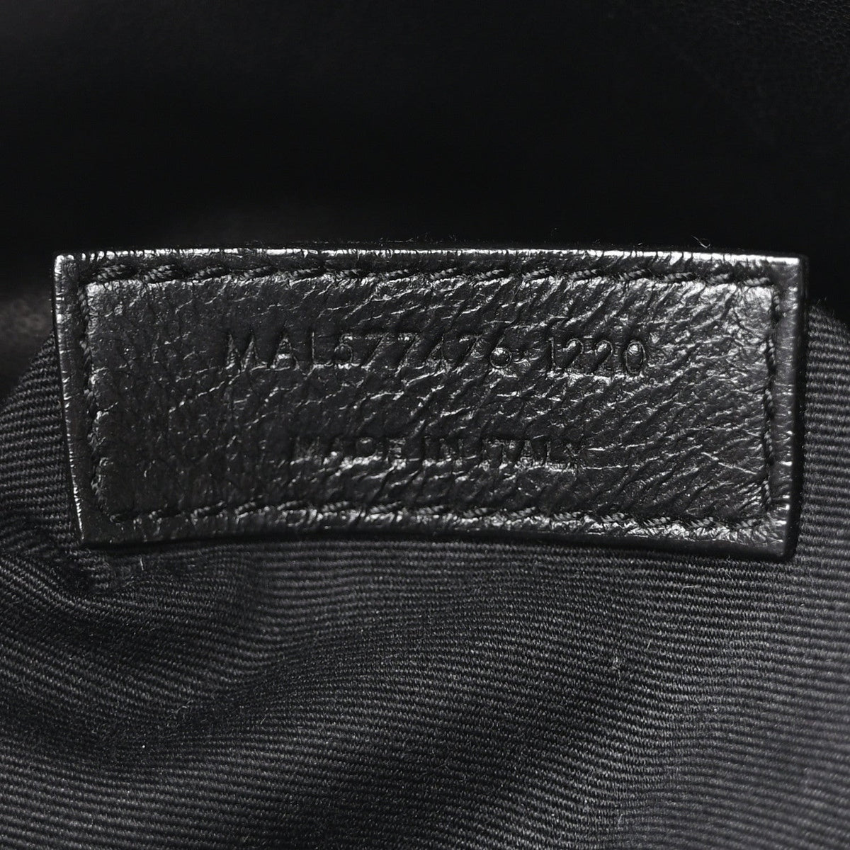 Lambskin Quilted Small Loulou Puffer Monogram Chain Satchel Black