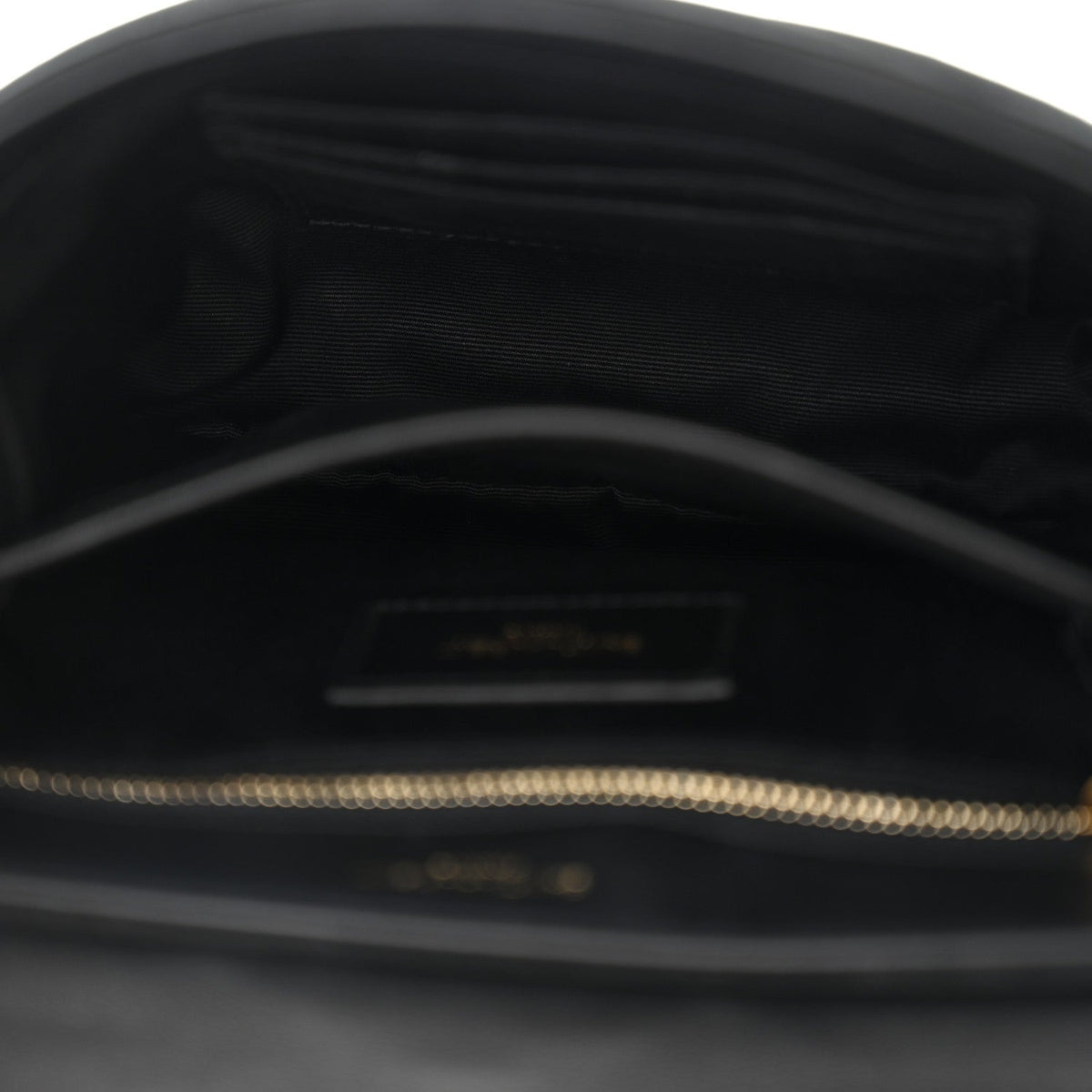 Suede Y Quilted Monogram Toy Loulou Crossbody Bag Black