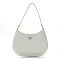 Spazzolato Cleo Shoulder Bag White