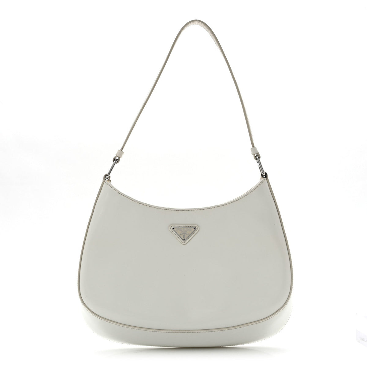 Spazzolato Cleo Shoulder Bag White