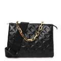 Lambskin Embossed Monogram Coussin PM Black