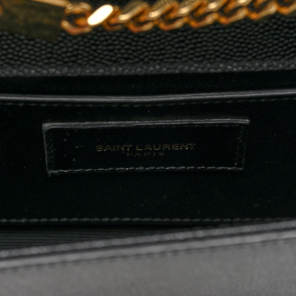 Grain De Poudre Small Monogram Kate Satchel Black