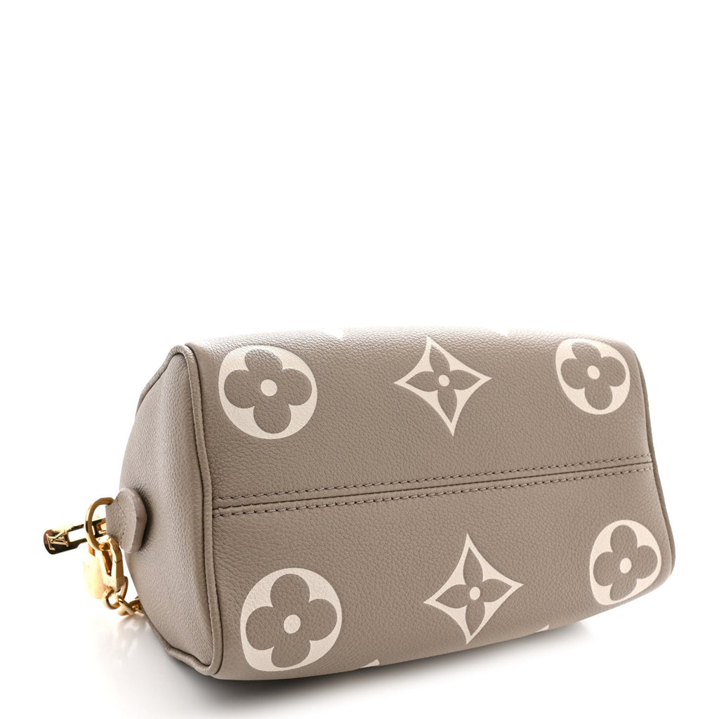 Empreinte Monogram Giant Speedy Bandouliere 20 Creme Beige