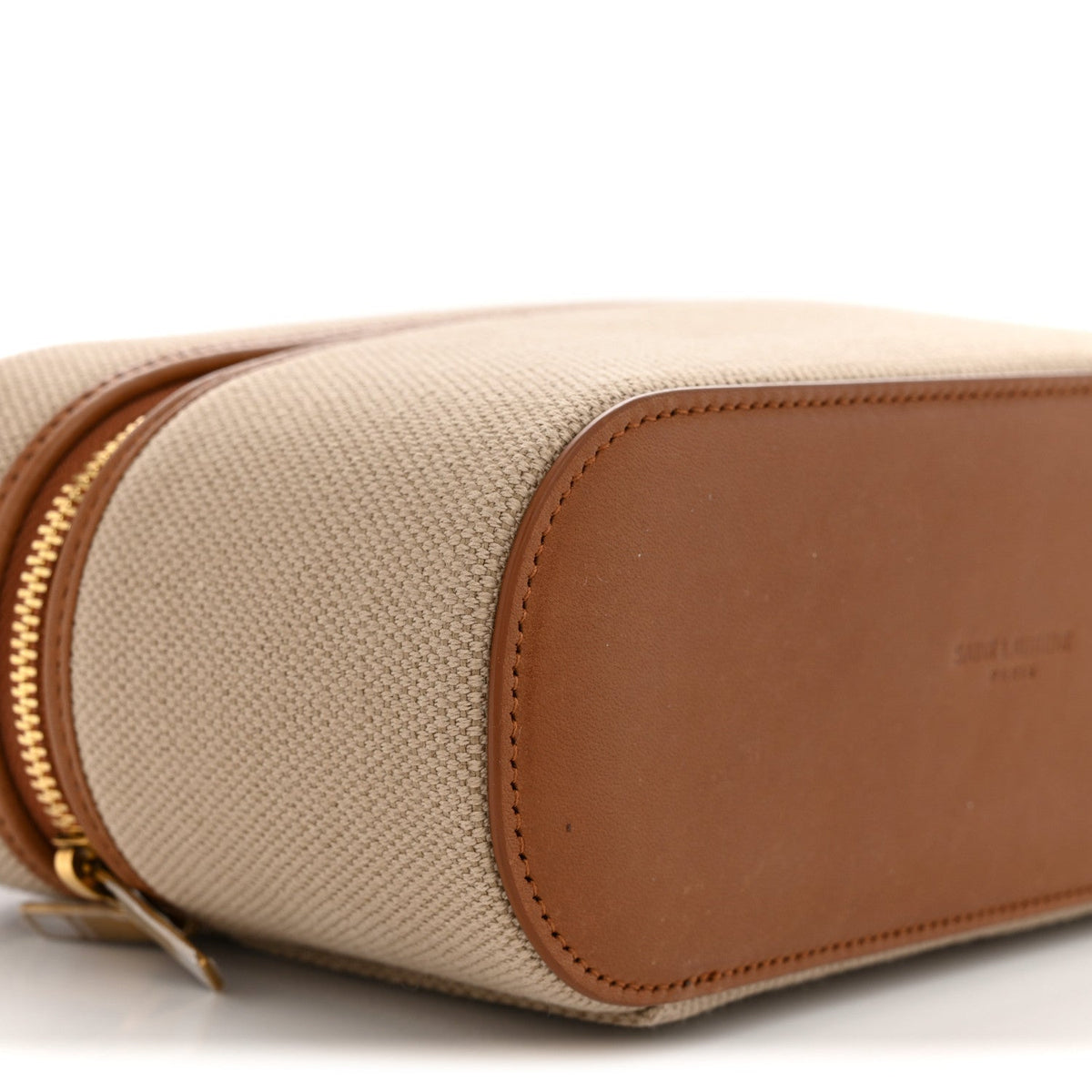 Canvas Calfskin Mini Gaby Vanity Case  Desert Dust Brick