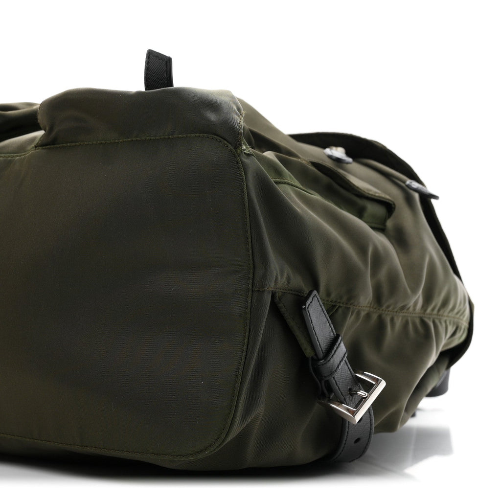 Nylon Vela Medium Backpack Mimetico