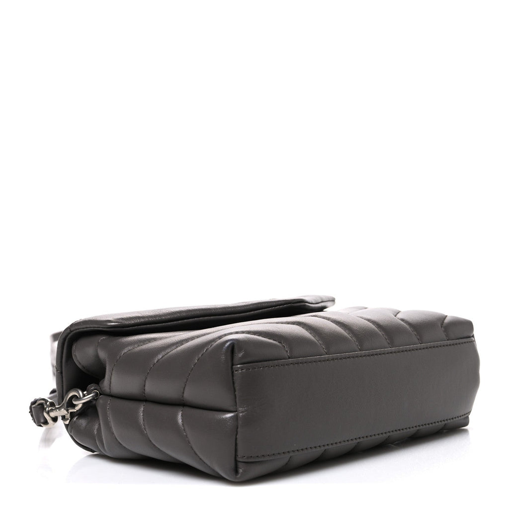 Calfskin Y Quilted Monogram Toy Loulou Crossbody Bag Earth
