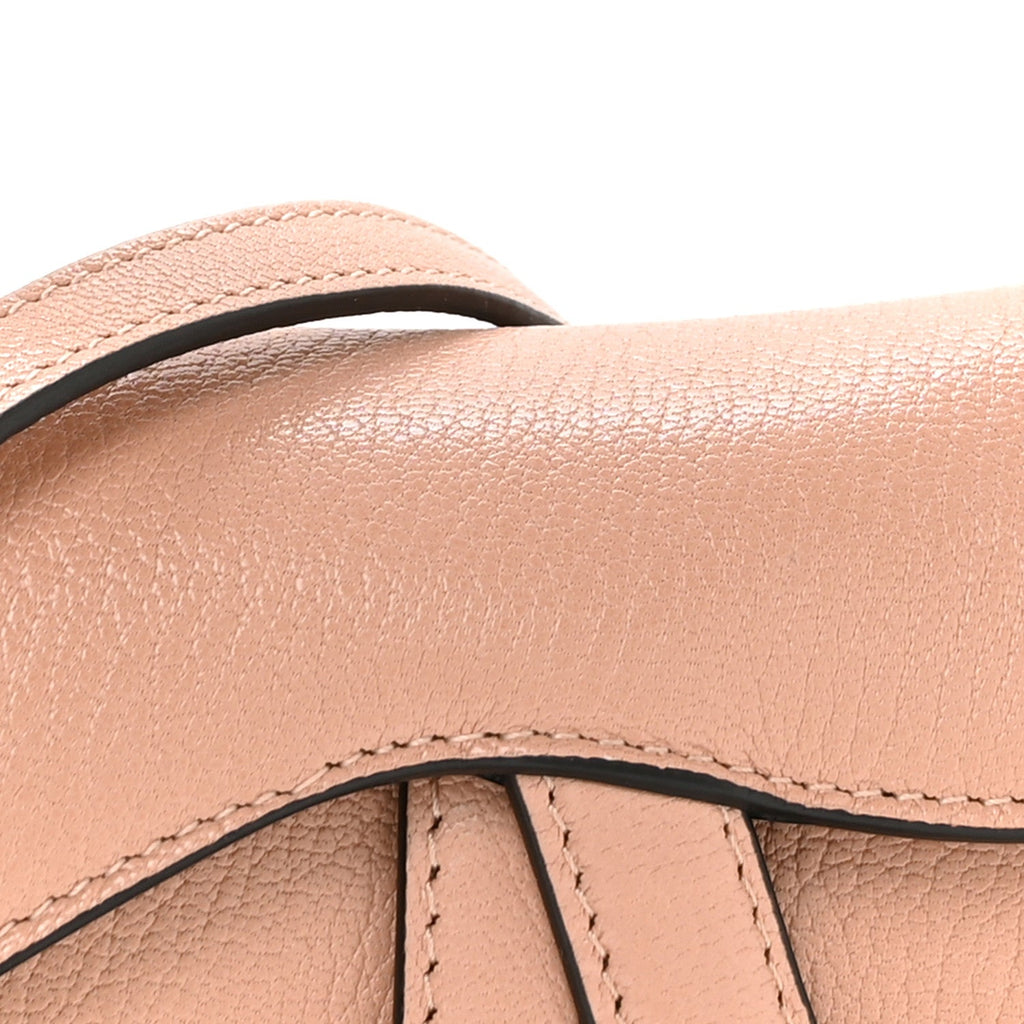 Goatskin Micro Saddle Bag Rose Des Vent