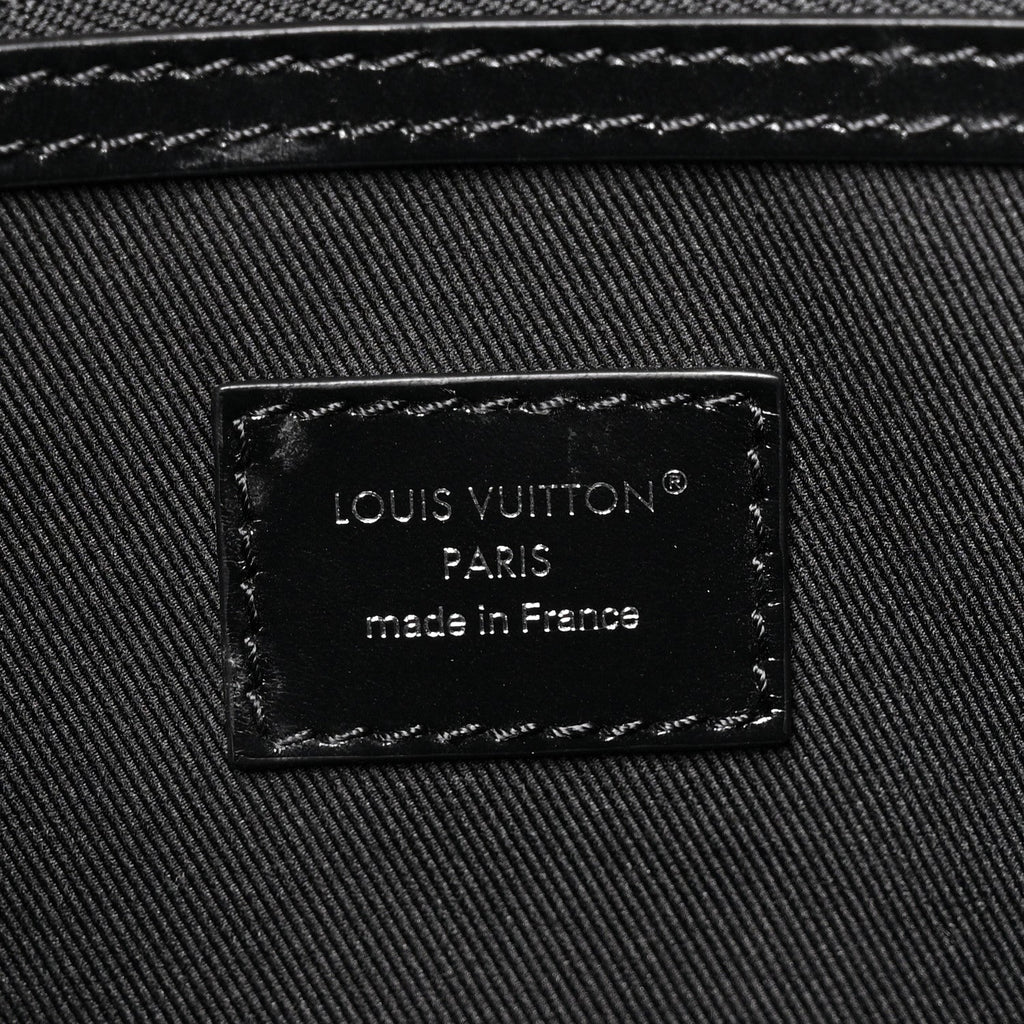 LV Night Calfskin Vagabond Hobo Black