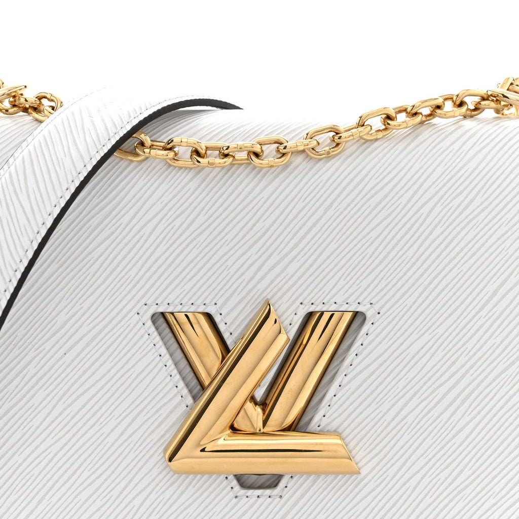 Epi Twist Shoulder Bag MM White