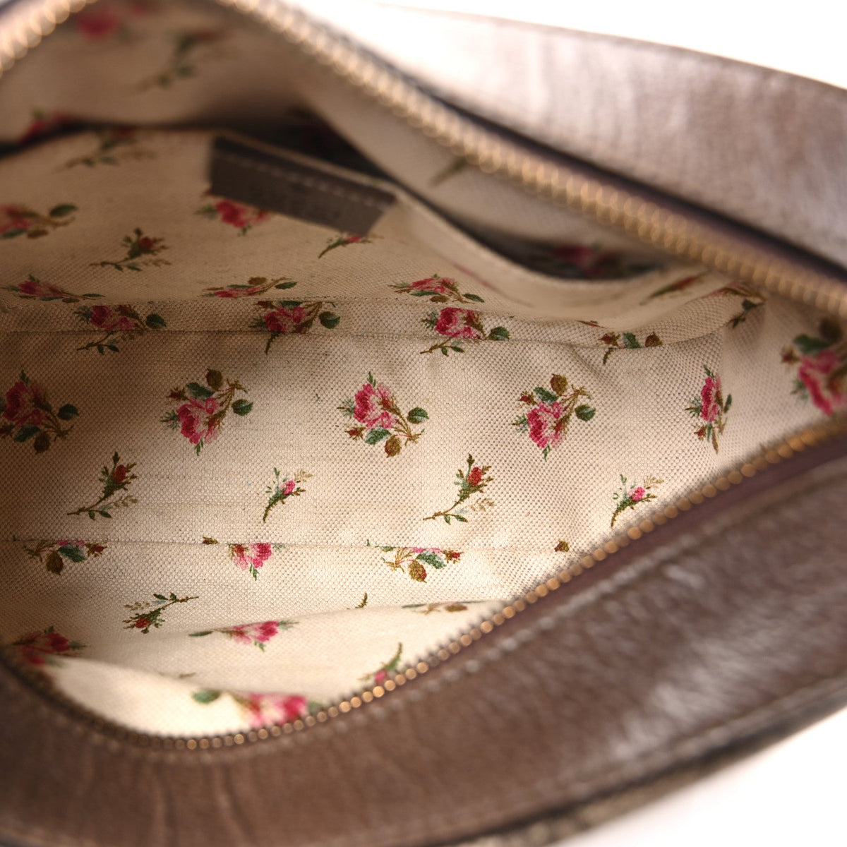 GG Supreme Monogram Web Neo Vintage Shoulder Bag Beige New Acero Crop