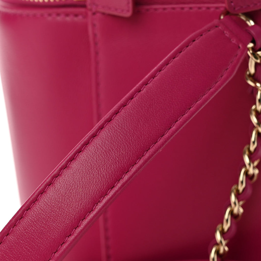 Lambskin Timeless Vanity Cosmetic Case Pink