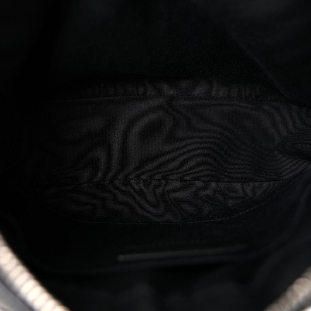 Calfskin Matelasse Monogram Lou Camera Bag Black