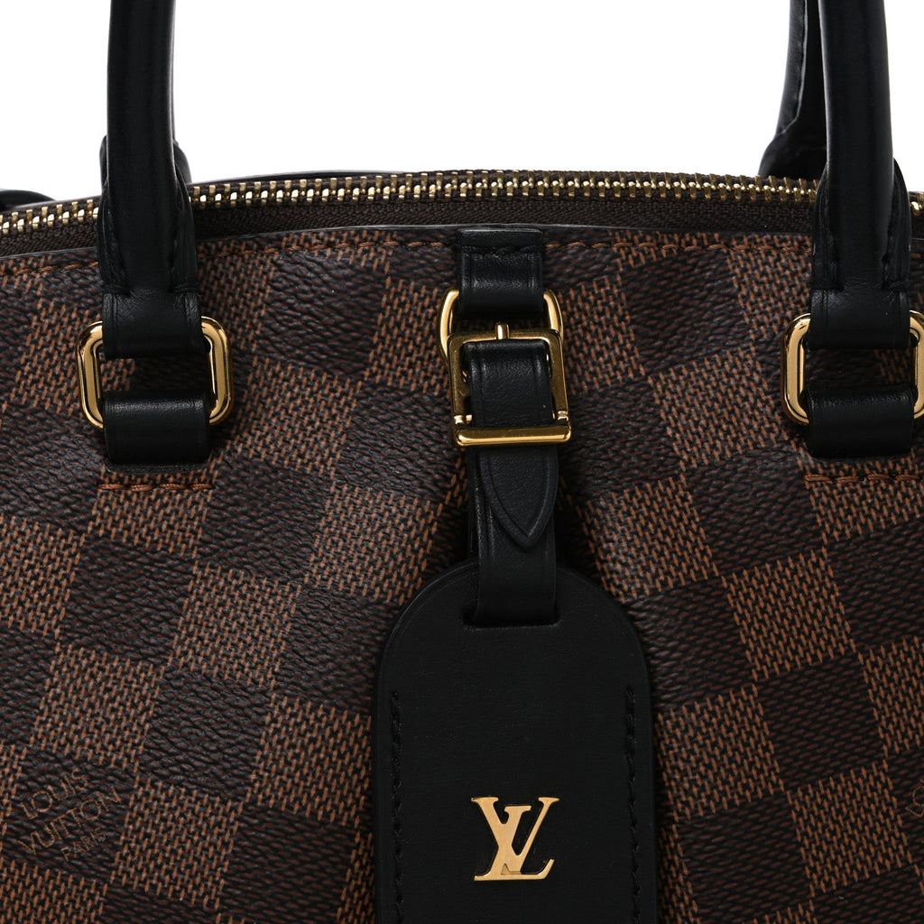 Damier Ebene Odeon Tote PM Black