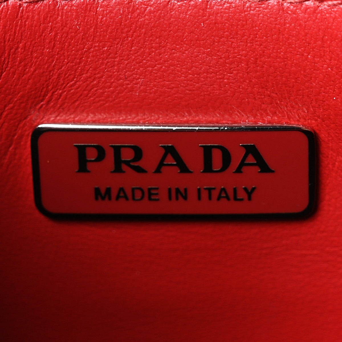 Spazzolato Shoulder Bag Scarlatto