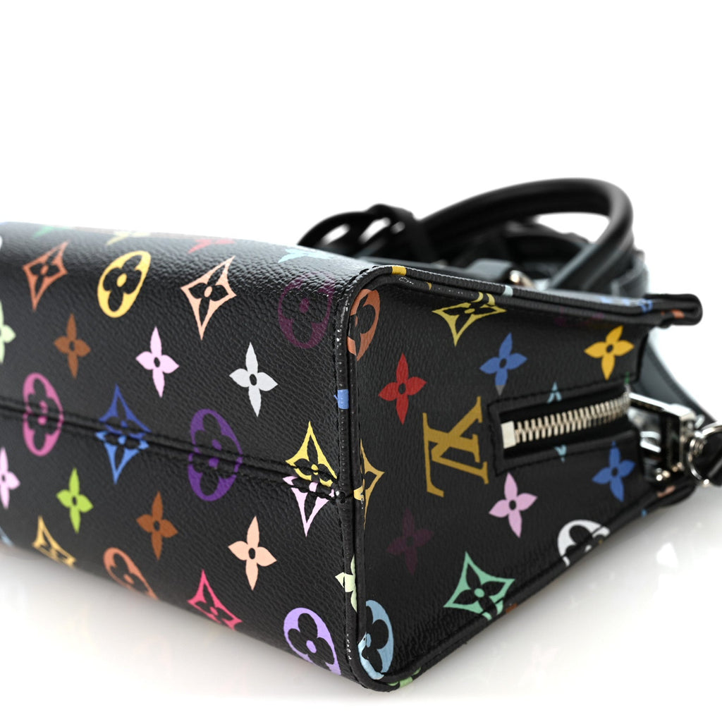 LV X TM Monogram Multicolor OnTheGo East West Black