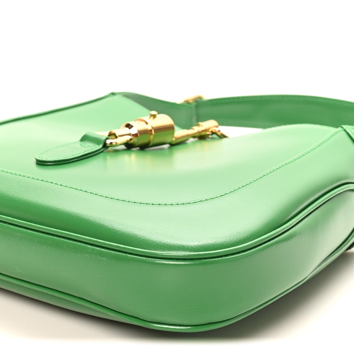 Boarded Dyana Lux Calfskin Small Jackie 1961 Hobo Spring Green