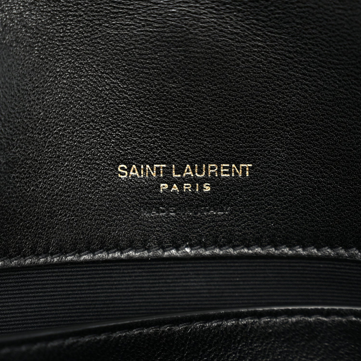 Lambskin Chevron Quilted Medium Loulou Black