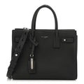 Grained Calfskin Baby Sac De Jour Souple Asphalt