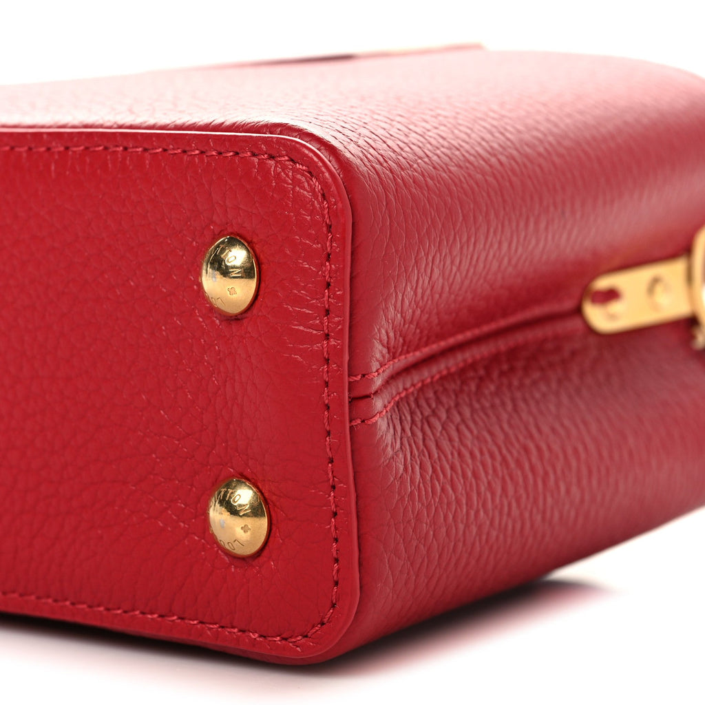 Taurillon Mini Capucines Scarlet