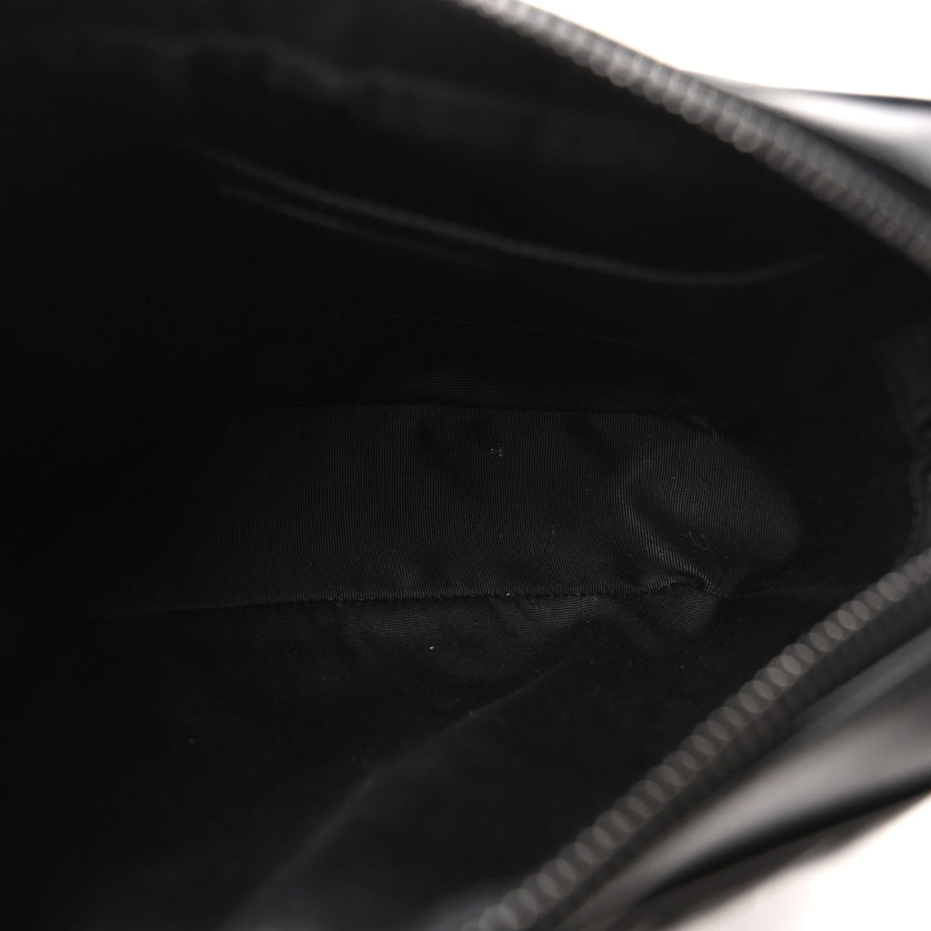 Calfskin Matelasse Monogram Monochrome Lou Camera Bag Black