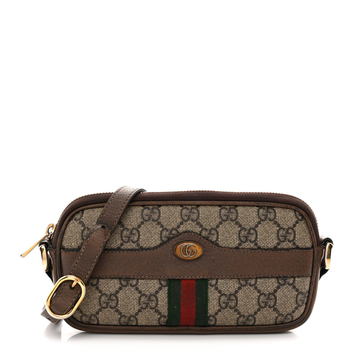 GG Supreme Monogram Web Mini Ophidia GG Bag Brown