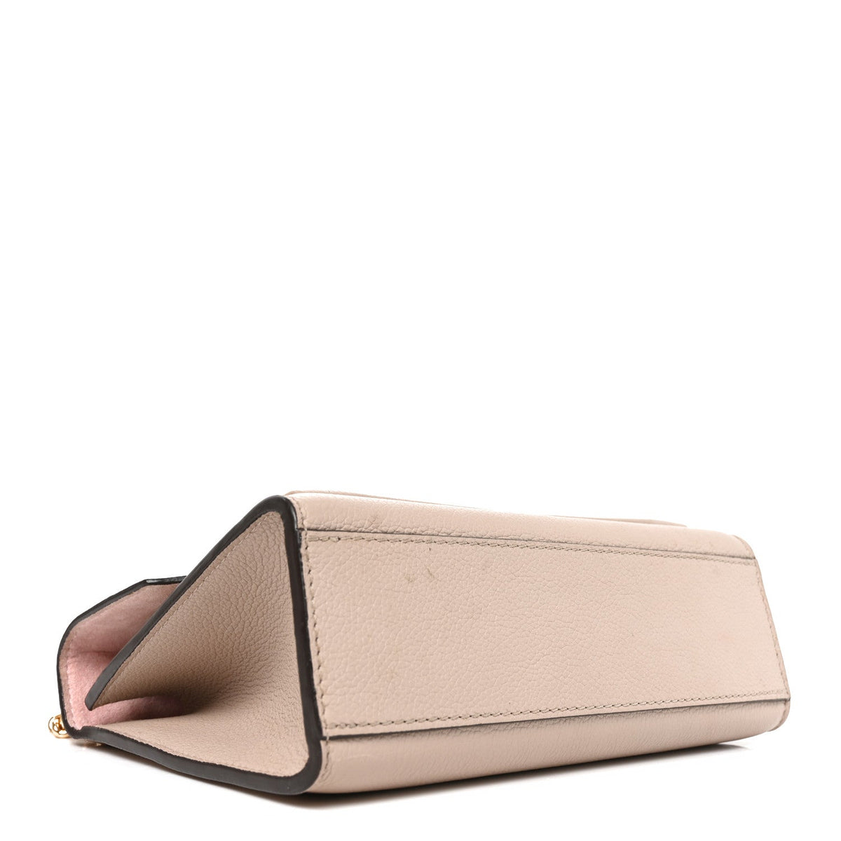 Soft Calfskin Mylockme Chain Bag BB Greige