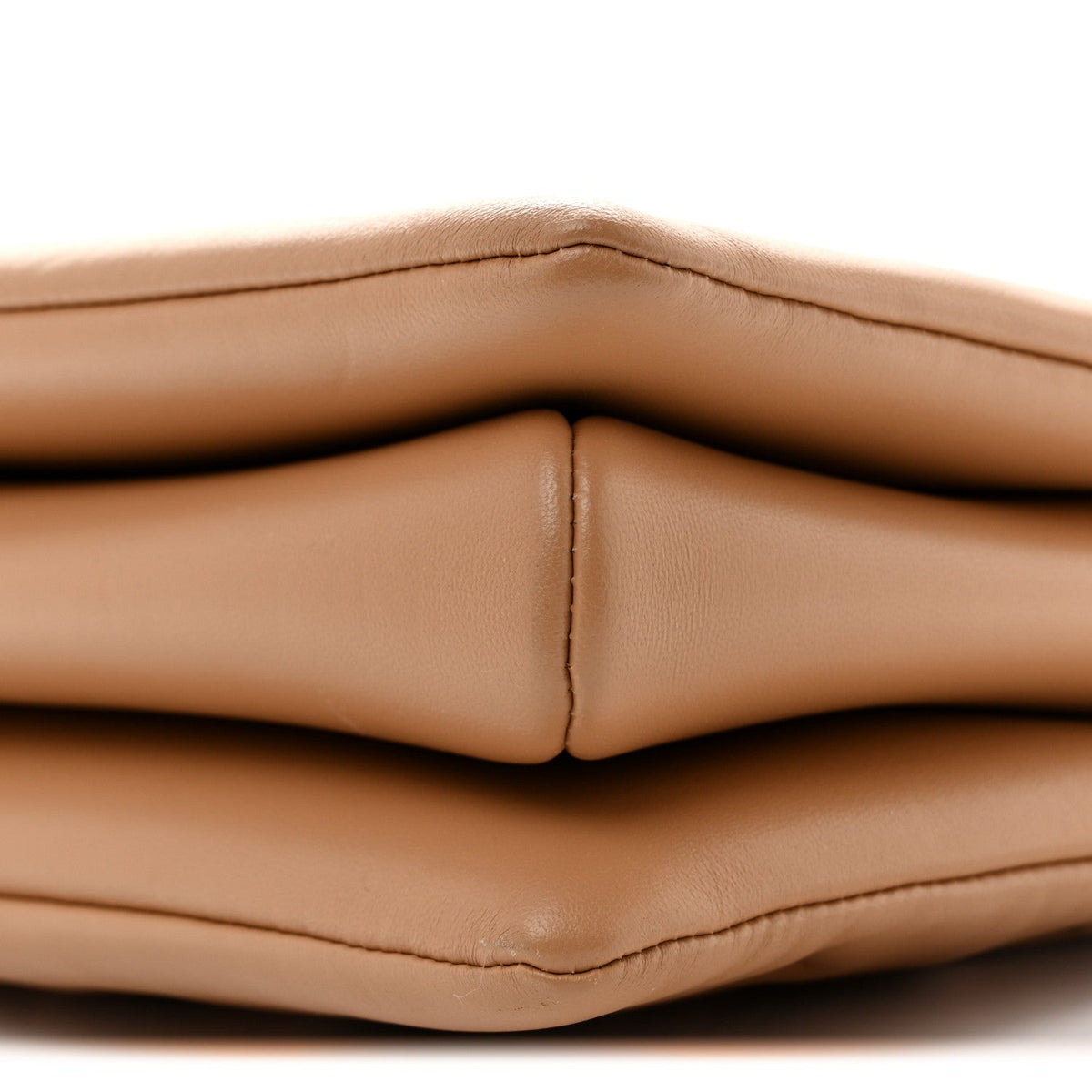 Lambskin Embossed Monogram Coussin PM Camel