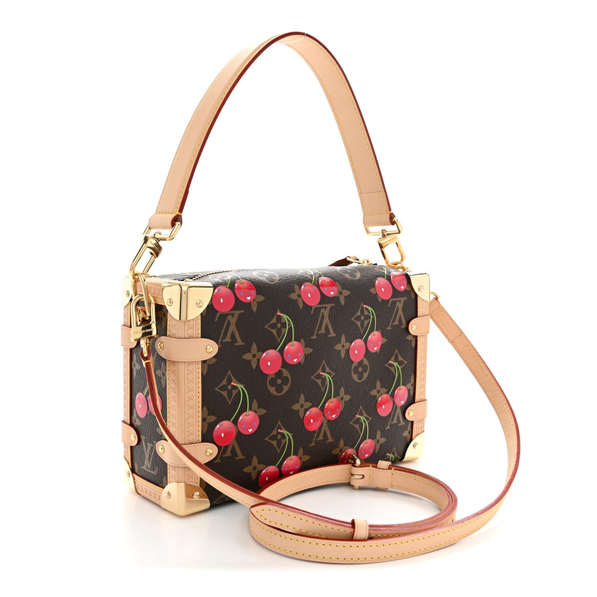 LV X TM Monogram Cerises Side Trunk MM